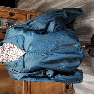 Mens hunter Green polo windbreaker